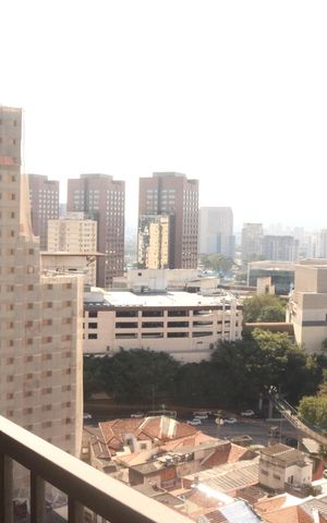 Studio à venda com 27m², 1 quarto e sem vagaVaranda