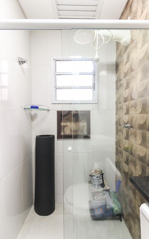 Casa de condomínio à venda com 72m², 2 quartos e 1 vagaBanheiro Suíte 1 