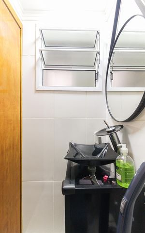 Casa de condomínio à venda com 72m², 2 quartos e 1 vagaLavabo