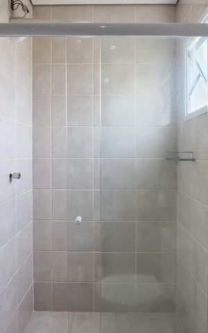 Casa de condomínio para alugar com 97m², 3 quartos e 2 vagasBanheiro da Suíte