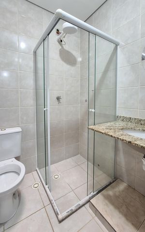 Casa de condomínio para alugar com 97m², 3 quartos e 2 vagasBanheiro Social