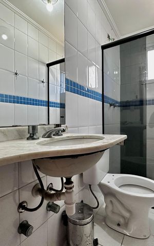 Apartamento à venda com 54m², 2 quartos e 1 vaga Apartamento à venda com 54m², 2 quartos e 1 vagaBanheiro Social