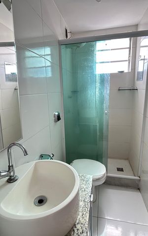 Apartamento para alugar com 59m², 2 quartos e 1 vagaBanheiro