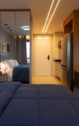 Studio à venda com 26m², 1 quarto e sem vagaStudio