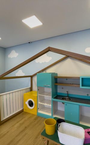 Casa de condomínio à venda com 37m², 2 quartos e sem vaga Casa de condomínio à venda com 37m², 2 quartos e sem vagaÁrea Comum - Brinquedoteca
