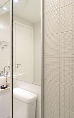 Apartamento para alugar com 75m², 2 quartos e 1 vagaBanheiro Social
