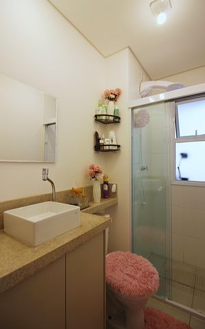 Apartamento à venda com 56m², 2 quartos e 1 vagaBanheiro Social