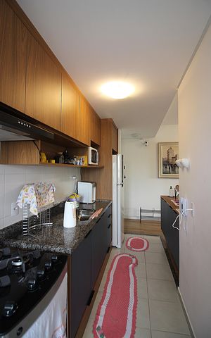 Apartamento à venda com 56m², 2 quartos e 1 vagaCozinha e Área de Serviço