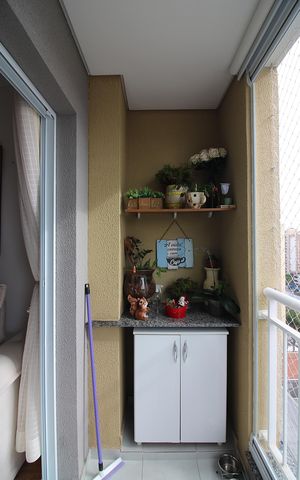 Apartamento à venda com 56m², 2 quartos e 1 vagaSala Sacada