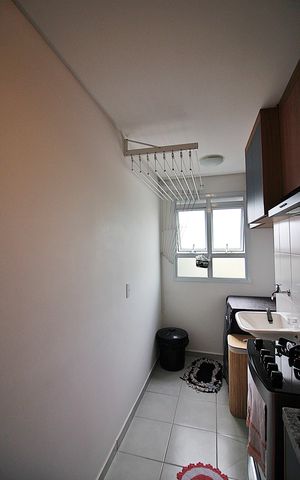 Apartamento à venda com 56m², 2 quartos e 1 vagaCozinha e Área de Serviço