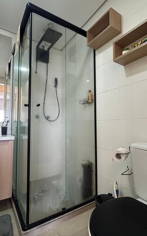 Apartamento à venda com 58m², 2 quartos e 1 vaga Apartamento à venda com 58m², 2 quartos e 1 vagaBanheiro
