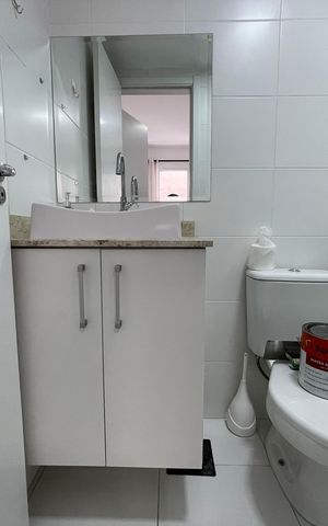 Apartamento à venda com 29m², 1 quarto e sem vaga Apartamento à venda com 29m², 1 quarto e sem vagaBanheiro da Suíte