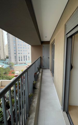 Apartamento para alugar com 35m², 1 quarto e 1 vaga Apartamento para alugar com 35m², 1 quarto e 1 vagaVaranda