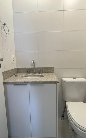 Apartamento para alugar com 35m², 1 quarto e 1 vaga Apartamento para alugar com 35m², 1 quarto e 1 vagaBanheiro da Suíte