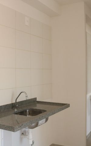 Apartamento à venda com 34m², 2 quartos e sem vagaCozinha e Área de Serviço