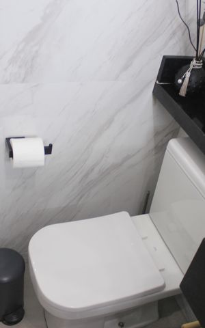 Casa de condomínio à venda com 166m², 3 quartos e 3 vagasBanheiro da Suíte 3