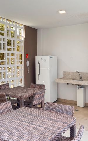 Apartamento à venda com 29m², 1 quarto e sem vaga Apartamento à venda com 29m², 1 quarto e sem vagaChurrasqueira