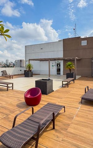 Apartamento à venda com 29m², 1 quarto e sem vaga Apartamento à venda com 29m², 1 quarto e sem vagaLounge - Cobertura