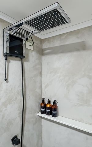 Apartamento à venda com 29m², 1 quarto e sem vaga Apartamento à venda com 29m², 1 quarto e sem vagaBanheiro da Suíte