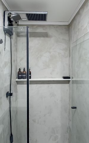 Apartamento à venda com 29m², 1 quarto e sem vaga Apartamento à venda com 29m², 1 quarto e sem vagaBanheiro da Suíte