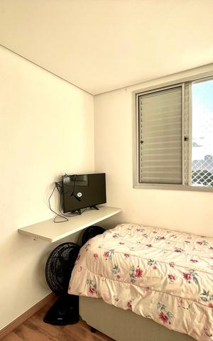 Apartamento à venda com 43m², 2 quartos e sem vaga Apartamento à venda com 43m², 2 quartos e sem vagaQuarto 2