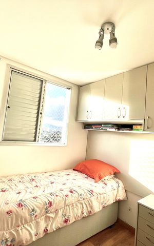 Apartamento à venda com 43m², 2 quartos e sem vaga Apartamento à venda com 43m², 2 quartos e sem vagaQuarto 2