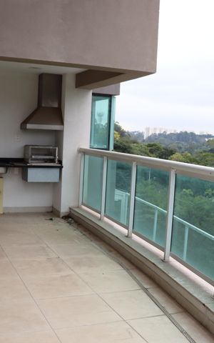 Apartamento à venda com 338m², 4 quartos e 4 vagas Apartamento à venda com 338m², 4 quartos e 4 vagasVaranda gourmet