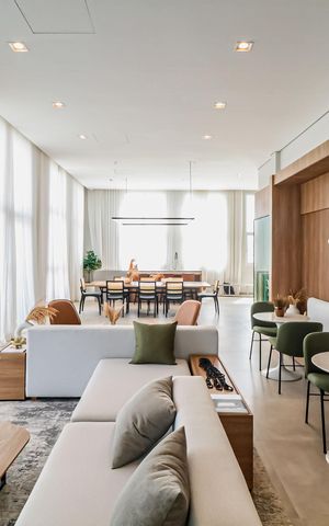 Studio à venda com 73m², 2 quartos e 1 vaga Studio à venda com 73m², 2 quartos e 1 vagaÁrea comum - Salão de festas