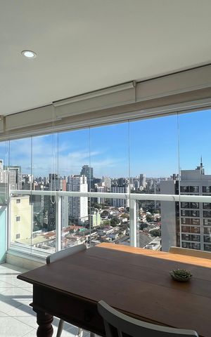 Studio à venda com 57m², 1 quarto e 1 vaga Studio à venda com 57m², 1 quarto e 1 vagaVaranda