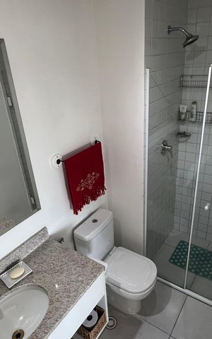 Studio à venda com 57m², 1 quarto e 1 vaga Studio à venda com 57m², 1 quarto e 1 vagaBanheiro
