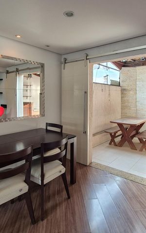 Casa de condomínio à venda com 111m², 3 quartos e 2 vagas Casa de condomínio à venda com 111m², 3 quartos e 2 vagasSala