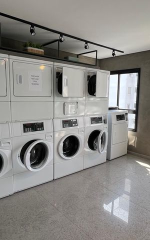 Studio para alugar com 30m², 1 quarto e sem vaga Studio para alugar com 30m², 1 quarto e sem vagaLavanderia