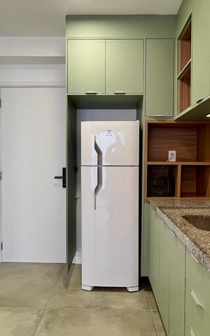 Studio para alugar com 30m², 1 quarto e sem vaga Studio para alugar com 30m², 1 quarto e sem vagaCozinha