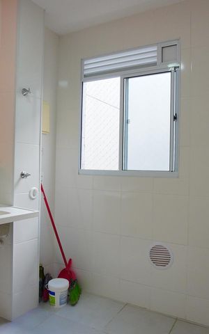 Apartamento à venda com 44m², 2 quartos e 1 vagaCozinha e Área de Serviço