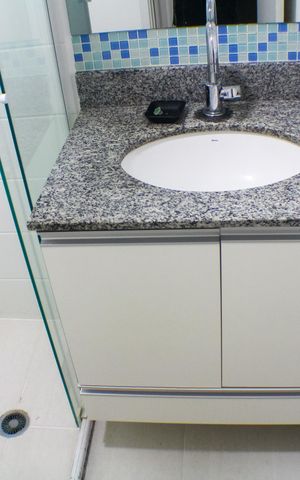 Apartamento para alugar com 65m², 2 quartos e 1 vaga Apartamento para alugar com 65m², 2 quartos e 1 vagaBanheiro Social
