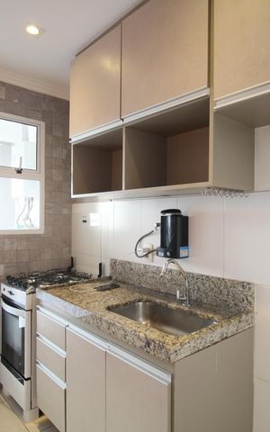 Apartamento para alugar com 44m², 1 quarto e 1 vagaCozinha - Armários