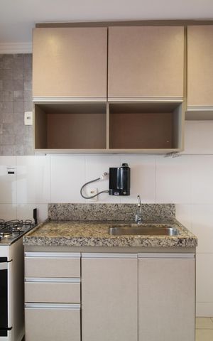 Apartamento para alugar com 44m², 1 quarto e 1 vagaCozinha - Armários