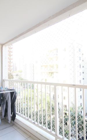 Apartamento para alugar com 44m², 1 quarto e 1 vagaVaranda