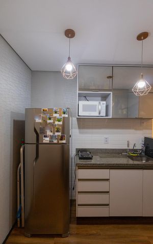 Apartamento para alugar com 28m², 1 quarto e sem vaga Apartamento para alugar com 28m², 1 quarto e sem vagaCozinha Conjugada
