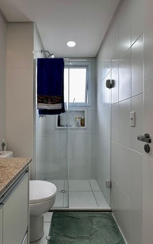 Apartamento à venda com 72m², 3 quartos e 1 vaga Apartamento à venda com 72m², 3 quartos e 1 vagaBanheiro Suíte