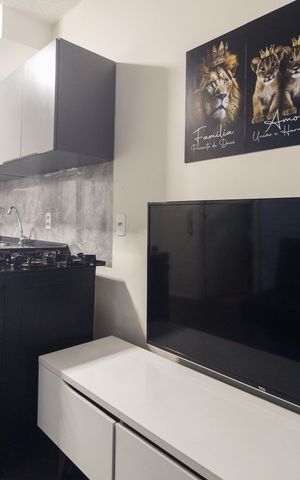 Apartamento à venda com 25m², 1 quarto e sem vaga Apartamento à venda com 25m², 1 quarto e sem vagaSala