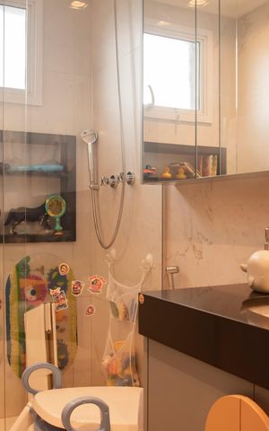 Apartamento à venda com 170m², 3 quartos e 3 vagasBanheiro da Suíte 1