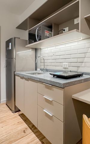 Studio à venda com 25m², 1 quarto e sem vaga Studio à venda com 25m², 1 quarto e sem vagaCozinha