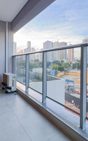 Studio à venda com 25m², 1 quarto e sem vaga Studio à venda com 25m², 1 quarto e sem vagaVaranda