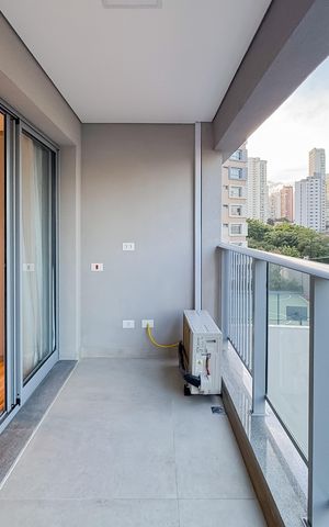 Studio à venda com 25m², 1 quarto e sem vaga Studio à venda com 25m², 1 quarto e sem vagaVaranda