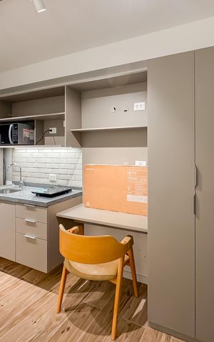 Studio à venda com 25m², 1 quarto e sem vaga Studio à venda com 25m², 1 quarto e sem vagaCozinha