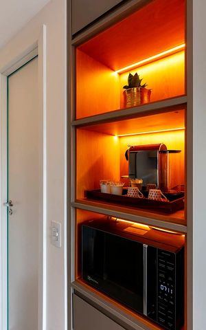 Studio para alugar com 28m², 1 quarto e sem vaga Studio para alugar com 28m², 1 quarto e sem vagaCozinha