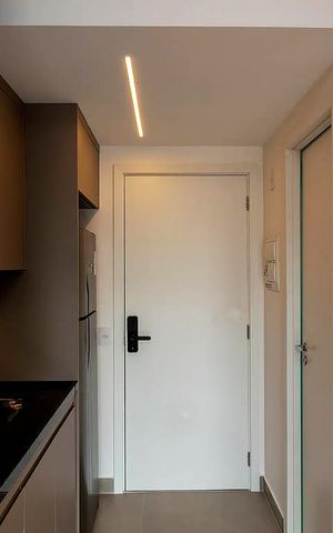 Studio para alugar com 28m², 1 quarto e sem vaga Studio para alugar com 28m², 1 quarto e sem vagaCozinha