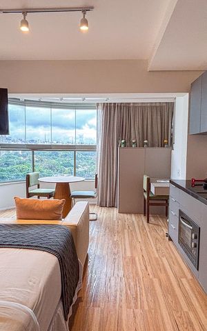 Studio à venda com 39m², 1 quarto e 1 vagaSuíte