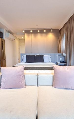 Studio à venda com 39m², 1 quarto e 1 vagaStudio